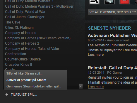 Hur löser jag in mitt spel på Steam?